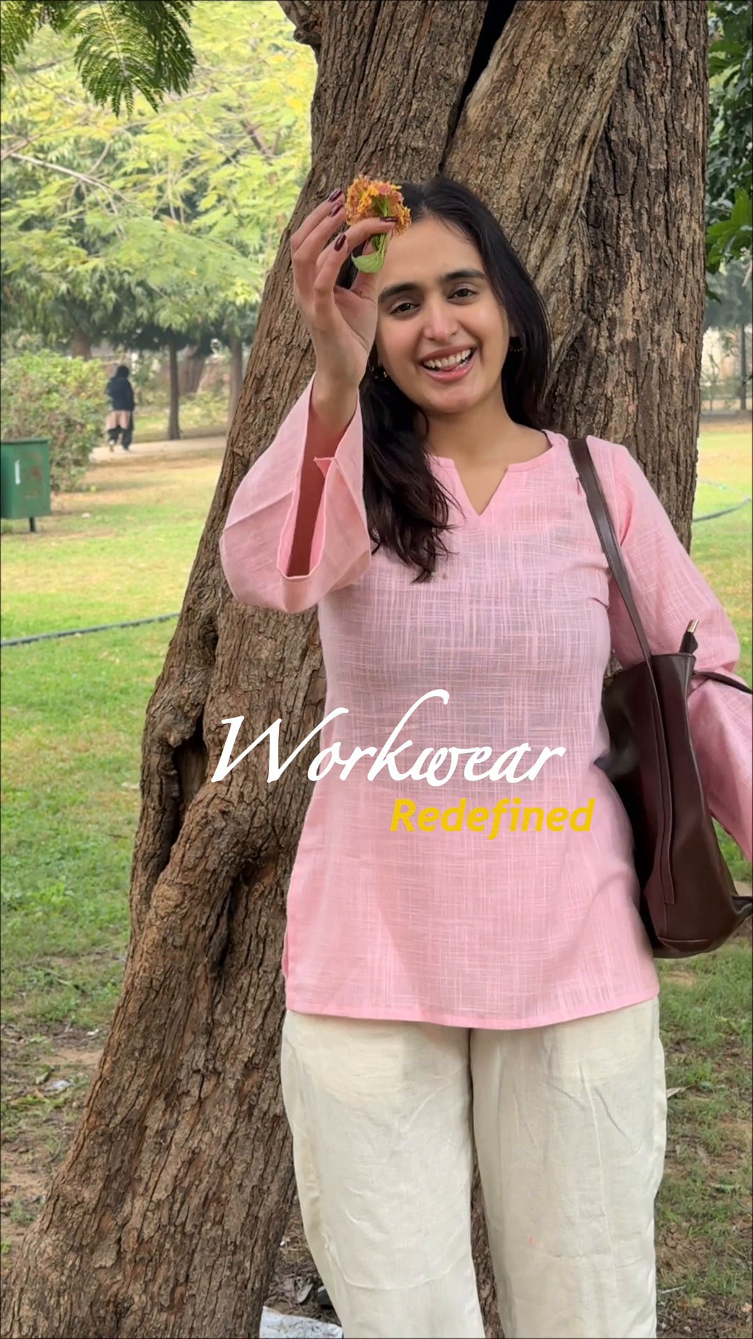 Blush Calm Workwear Top