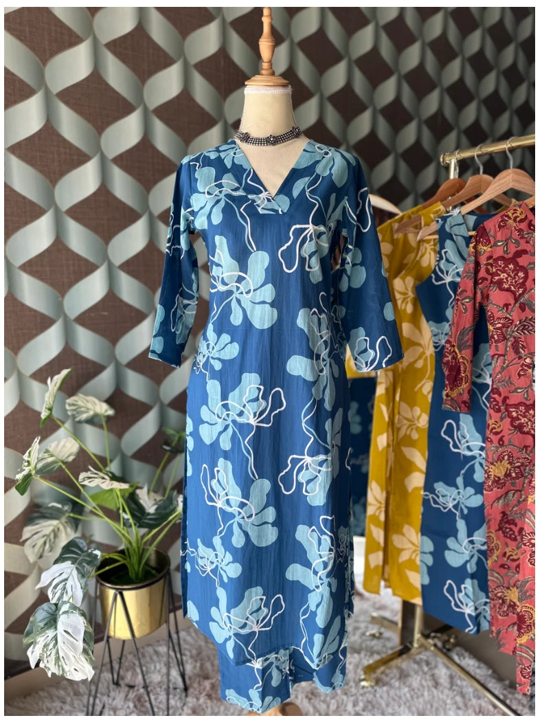 Blue Rose Co-ord Set