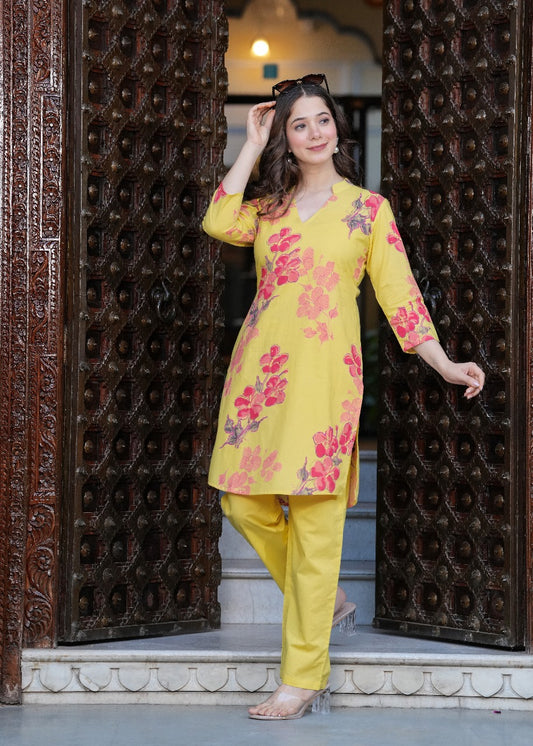 Yellow Co-ord Set