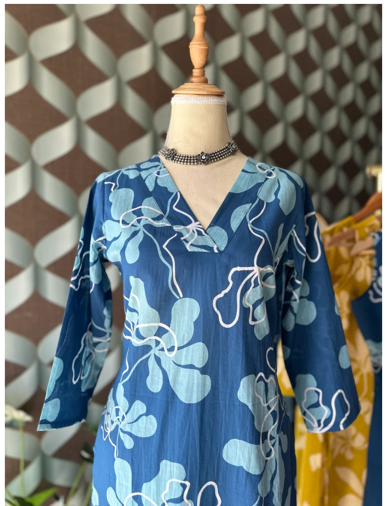 Blue Rose Co-ord Set