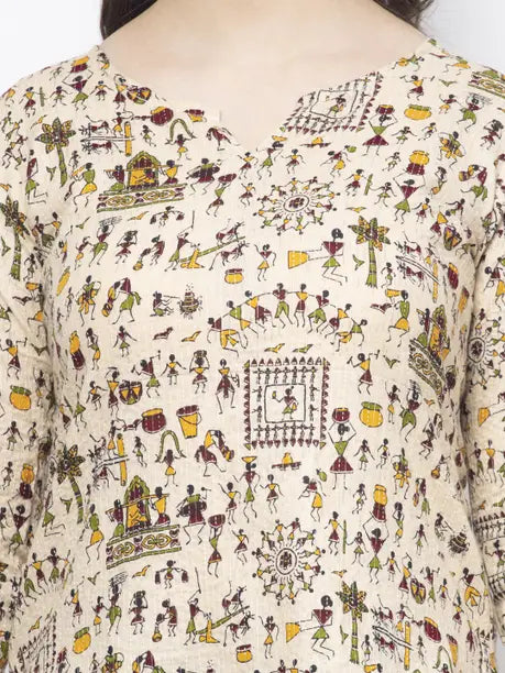 Warli Art Short kurti